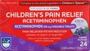 Rite Aid Children's Pain Relief Chewable Grape Tablets, Acetaminofen, 160 mg - 24 Contagem de dor e alívio da febre para crianças Idades 2-11 Anos