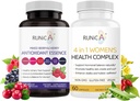 Bem-estar Duo - 4-em-1 Complexo de Saúde e Suplemento Antioxidante para Equilíbrio Hormonal, Pele e Energia, Menopausa e Imune Suporte- Cápsula Vegan