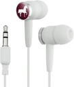 GRÁFICOS E MAIS Cavalo Silhouette Mane Selvagem Trotting Maroon Novelty in-Ear fones de ouvido - Branco