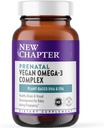 Novo capítulo Vegan Prenatal DHA, EPA, e DPA Suplemento - Pré-natal Vegan Omega-3 Complexo para o desenvolvimento saudável do cérebro e olho durante a gravidez - 30 Softgels