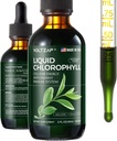 Chlorophyll Liquid Drops - Suplementos de Clorophyll líquido Premium para suporte imunológico, Aumento de energia, Suporte digestivo, Gut & Skin Health - Natural & Non-GMO & Vegan Mint Flavored 2fl.oz